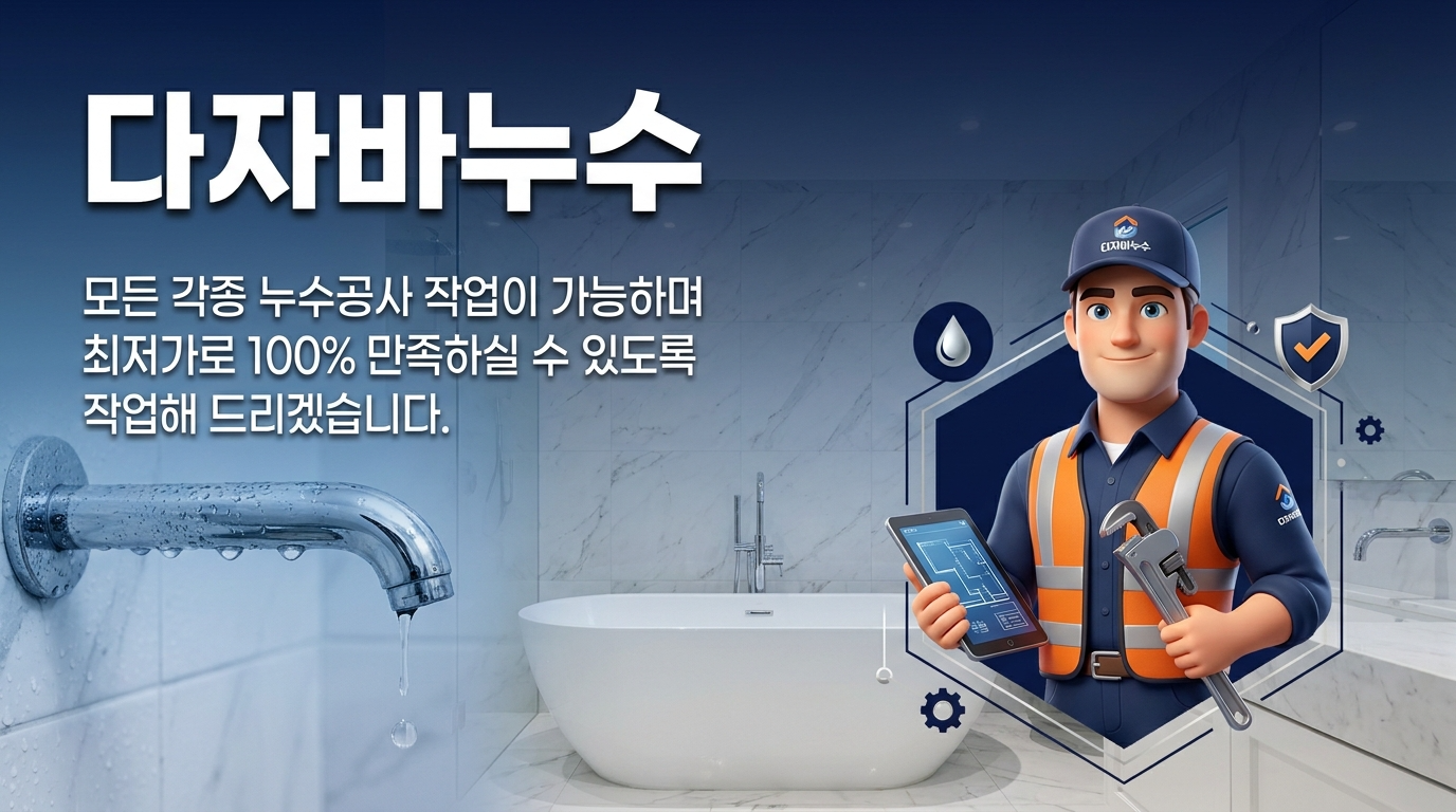 다자바누수 - 정확한 진단과 최저가 100% 만족 작업